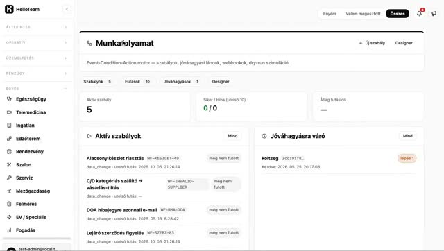 Folyamatautomatizáció bemutató